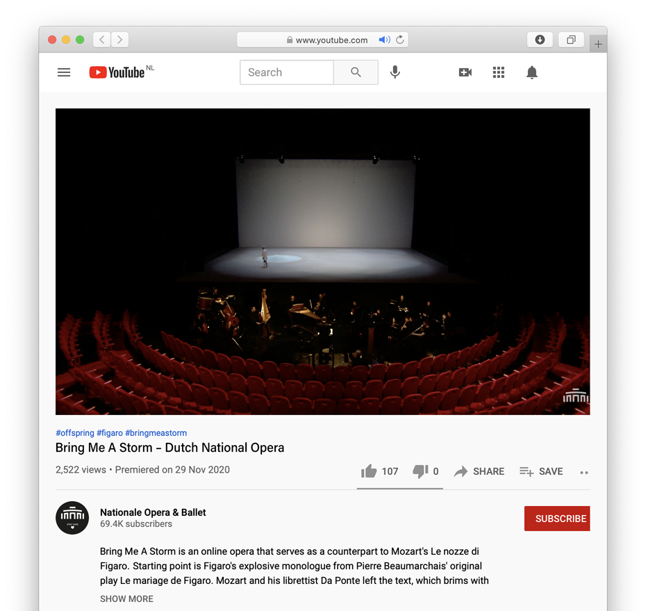 Full opera on Youtube